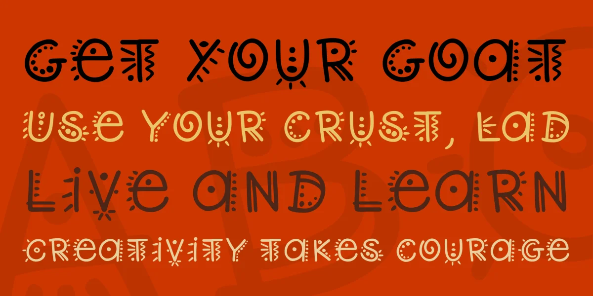 Retwisted Font preview 2