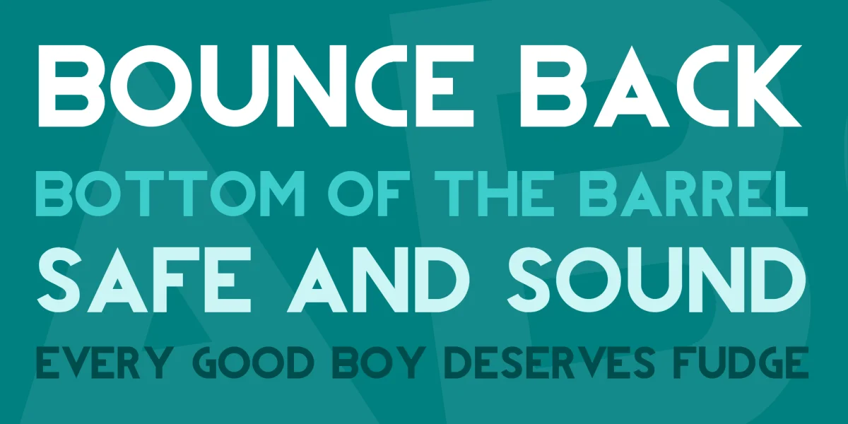 REVOLUTION Font preview 2