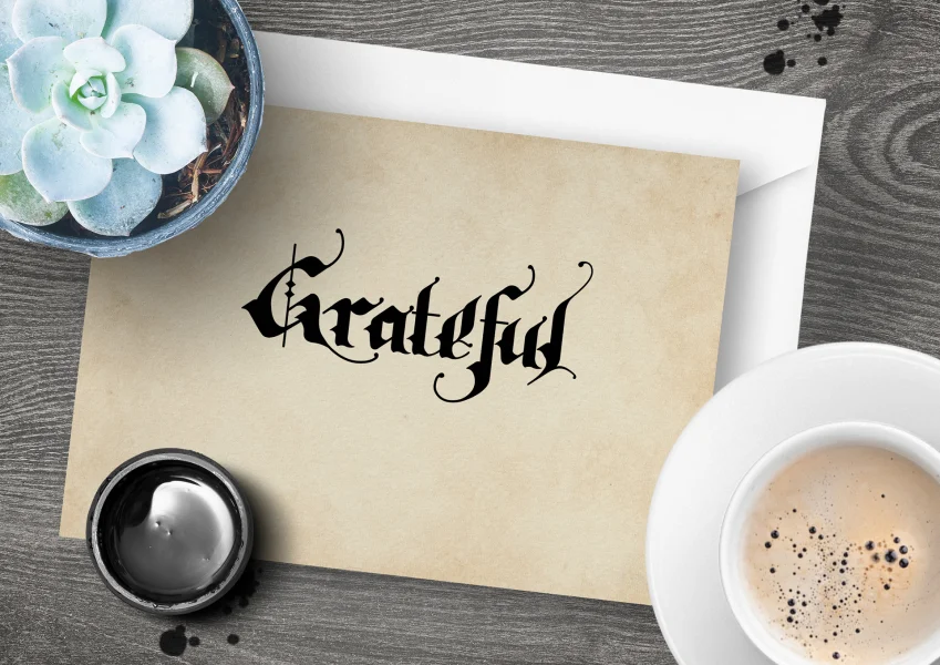 Rhapsody Black Letter Font preview 4