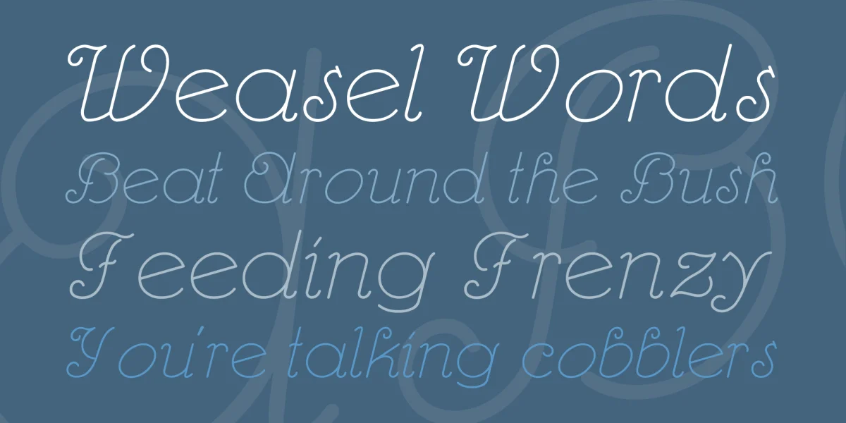 Rhumba Script NF Font preview 2