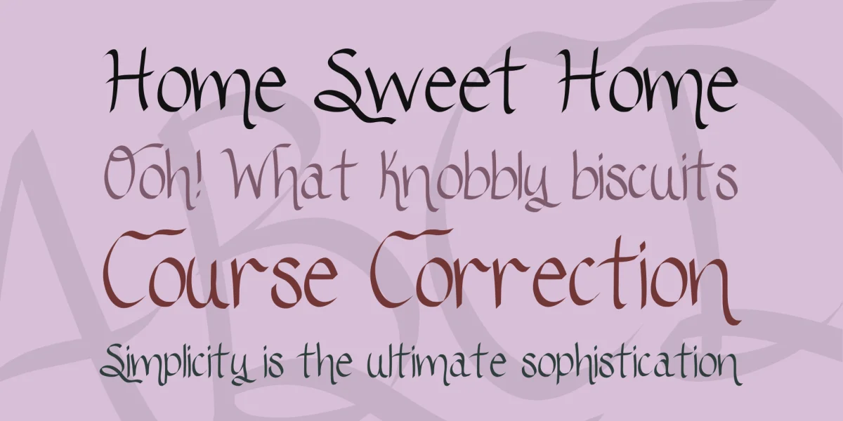 Ribbon Of Hope Font preview 2