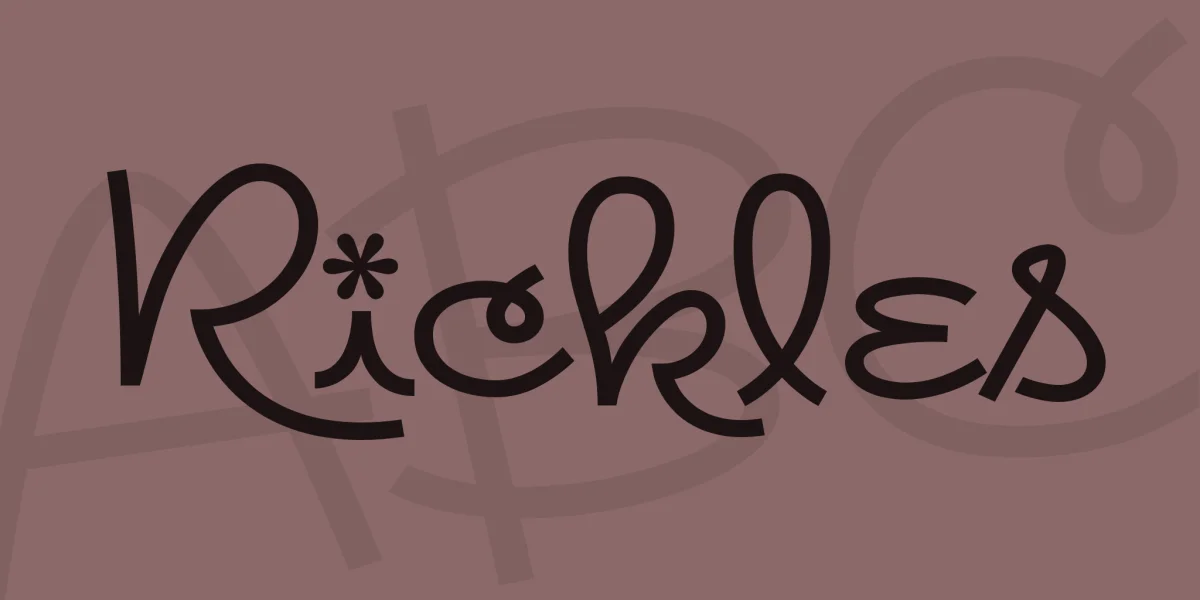 Rickles Font