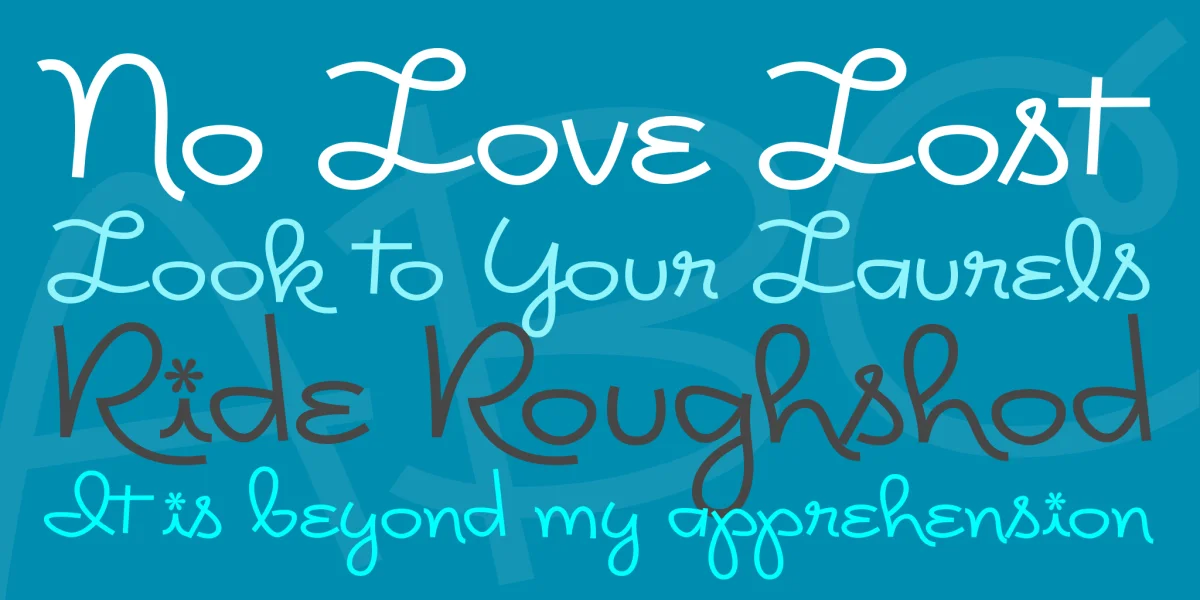 Rickles Font preview 2