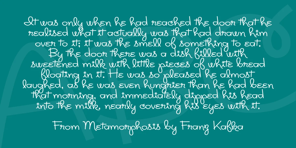 Rickles Font preview 3