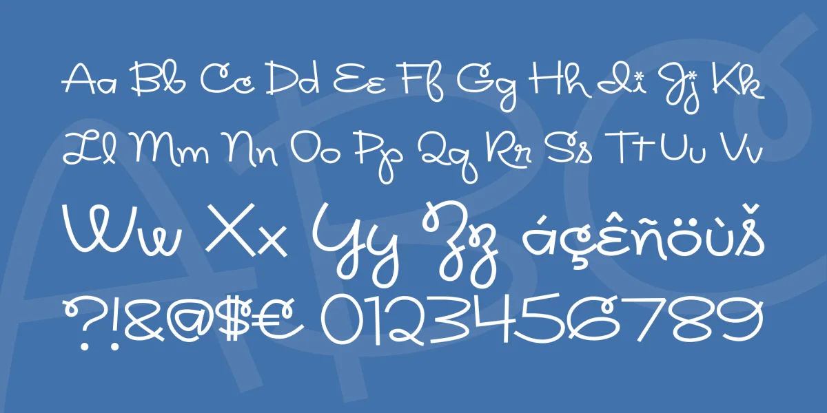 Rickles Font preview 4