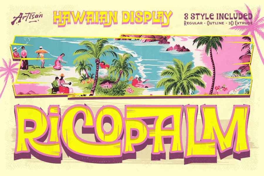 Ricopalm Font Family