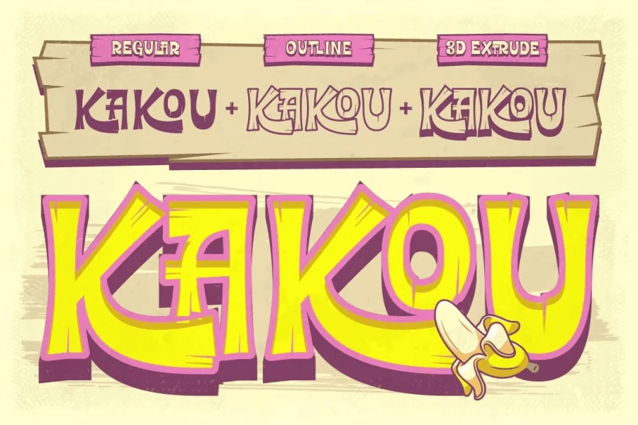 Ricopalm Font Family preview 10