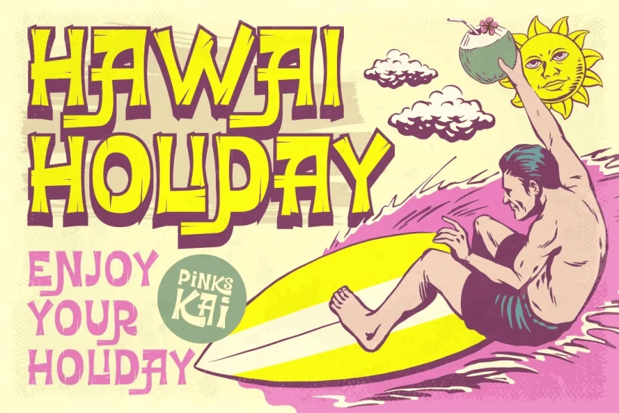 Ricopalm Font Family preview 5