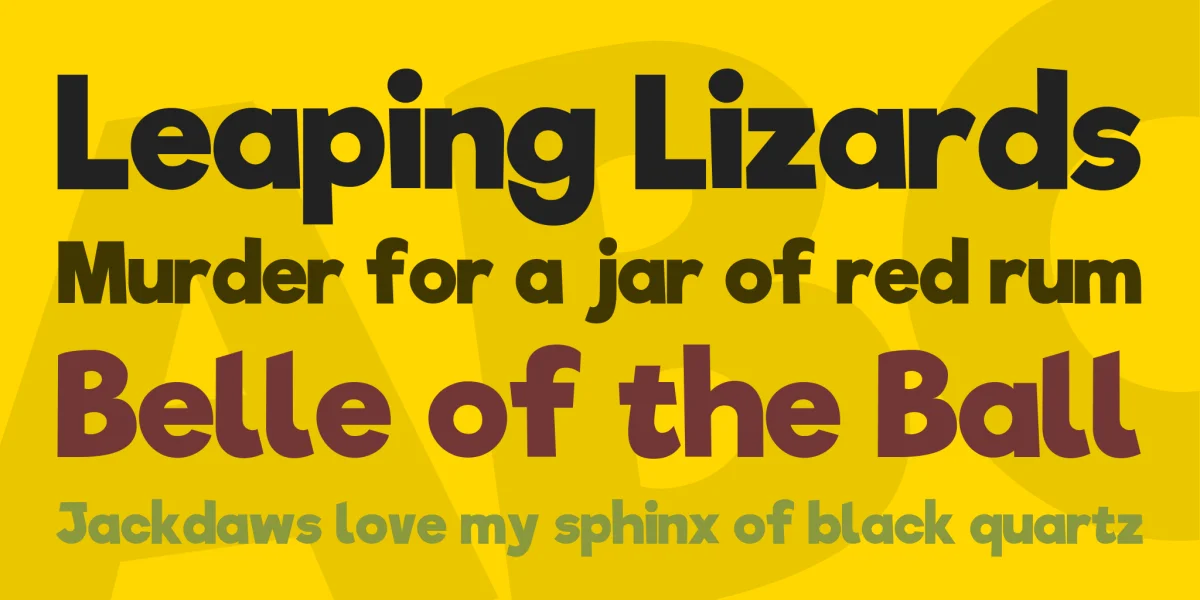 Riffic Free Font preview 3