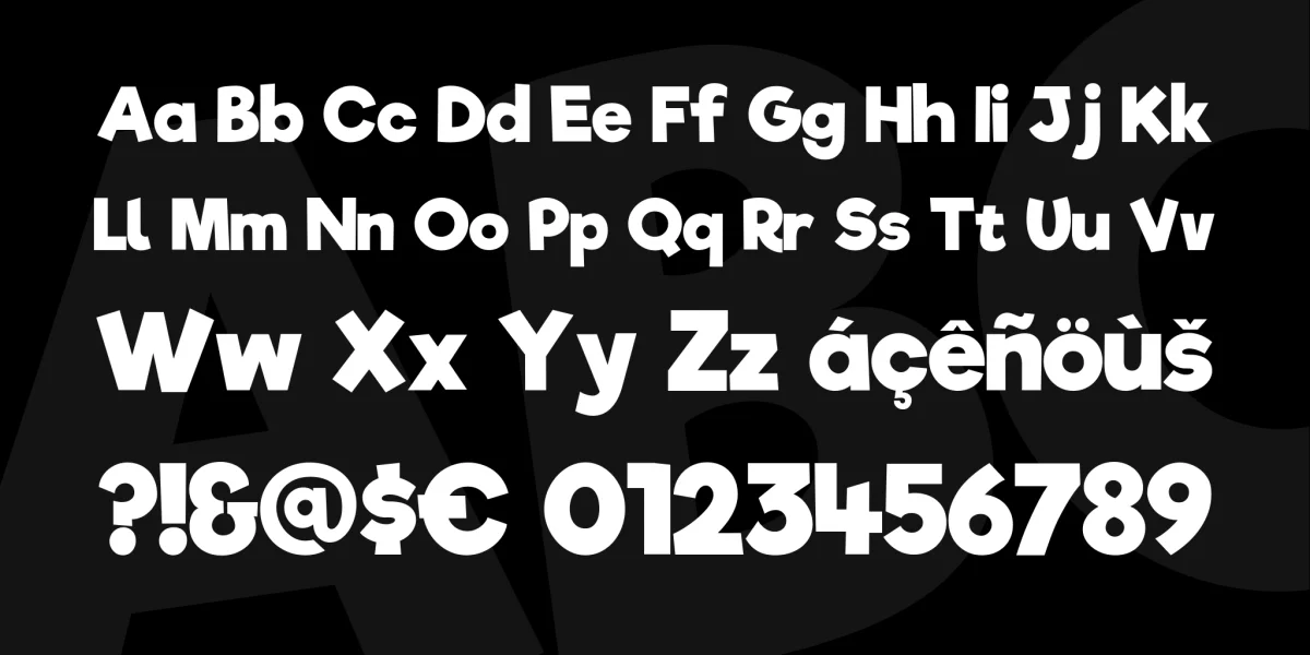 Riffic Free Font preview 5