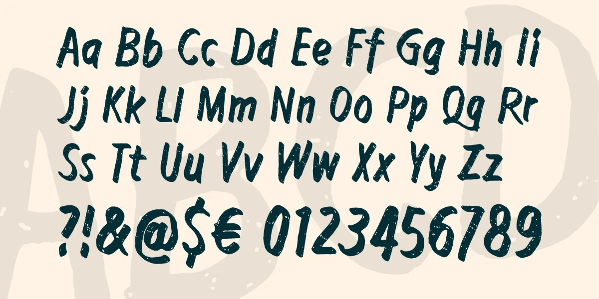 Right to remain silent Font preview 5