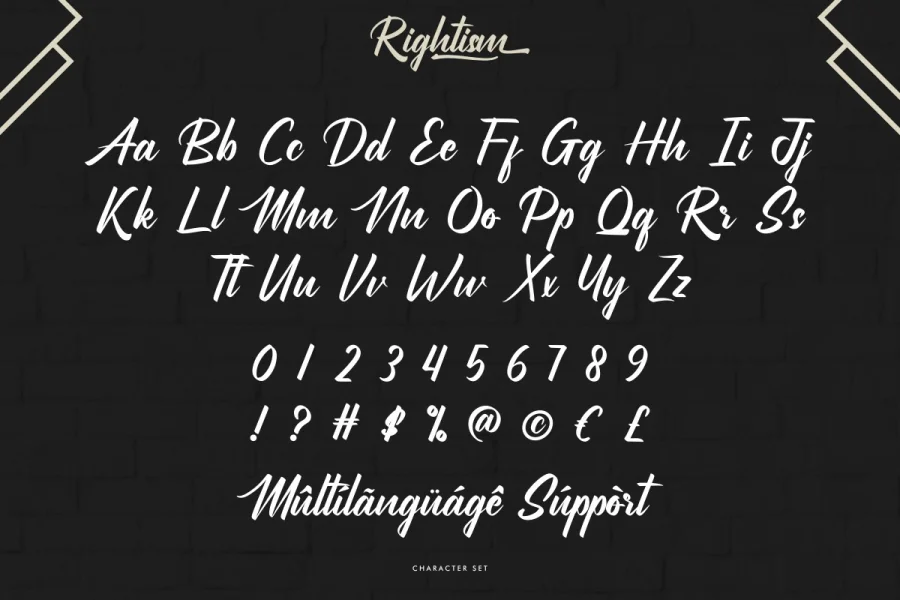 Rightism Demo Font preview 5