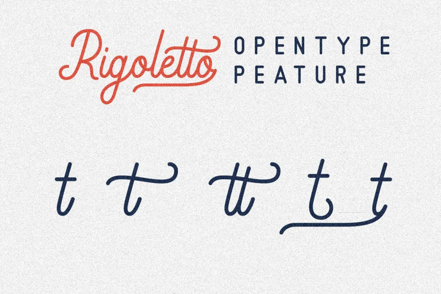 Rigoletto Demo Font preview 2