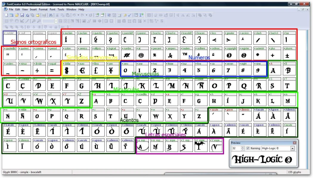 Riky Vampdator Normal Font preview 5