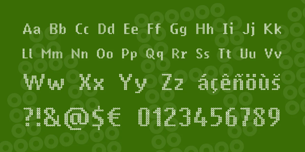 Ring Matrix Font Family preview 2