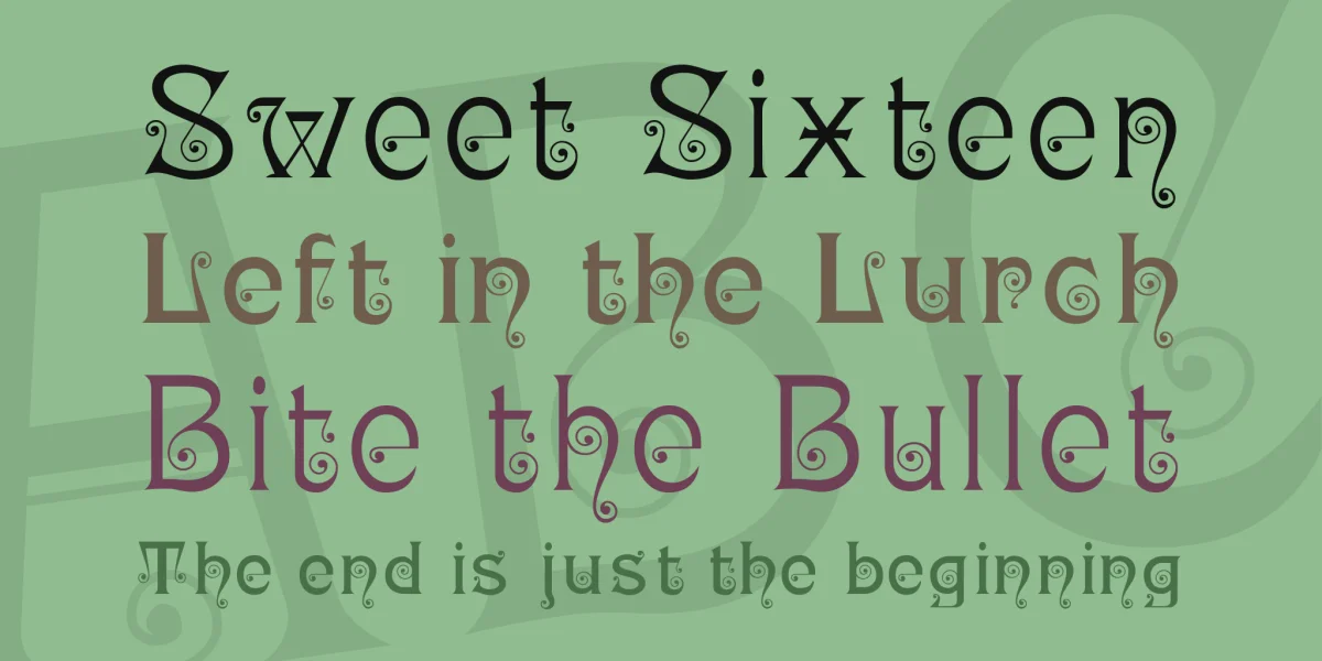 Ringlet Font Family preview 2