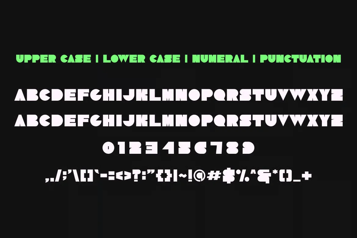 Rinzek Font preview 2