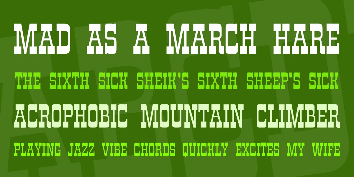 Rio Grande Font preview 2