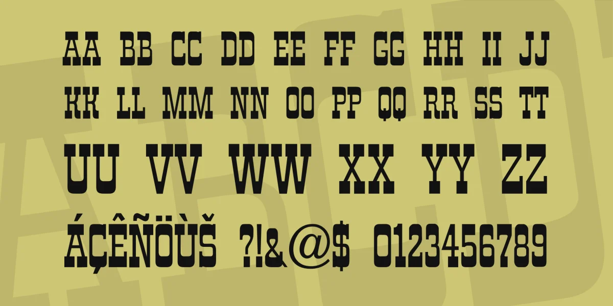 Rio Grande Font preview 3