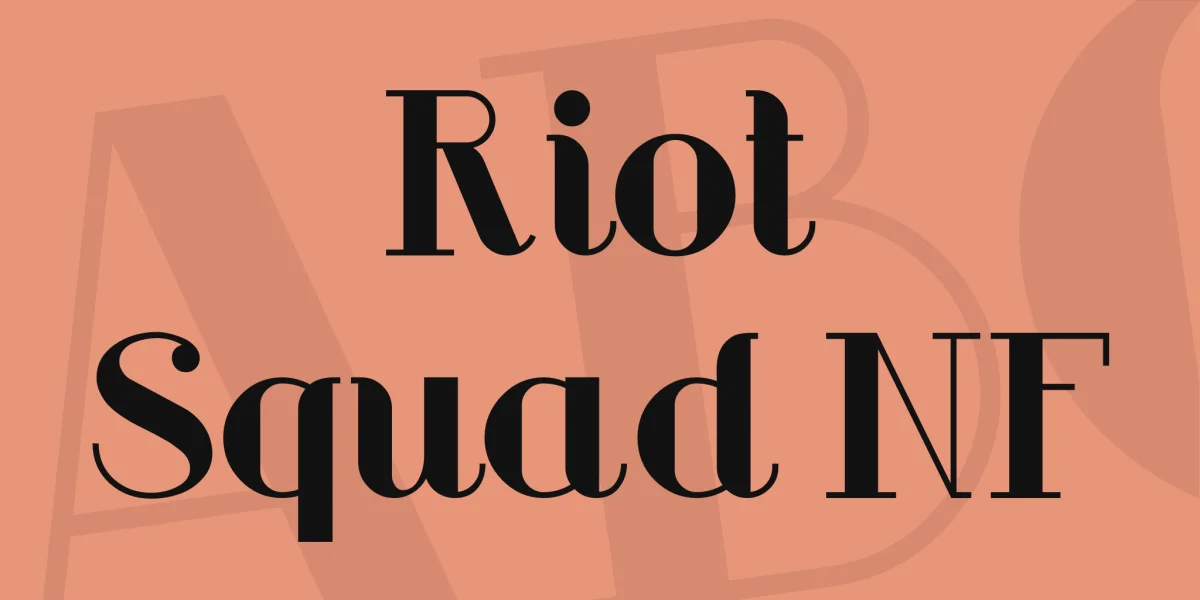 Riot Squad NF Font