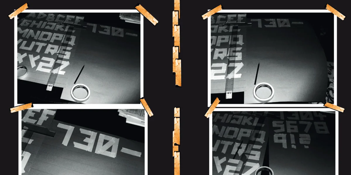 ripTAPE Font Family preview 3