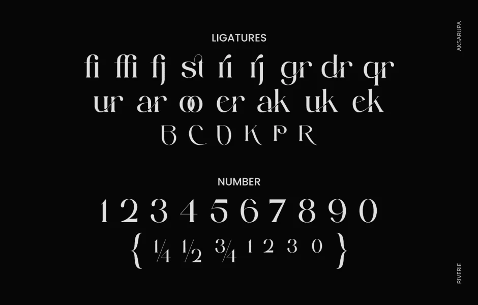 Riverie Font preview 5