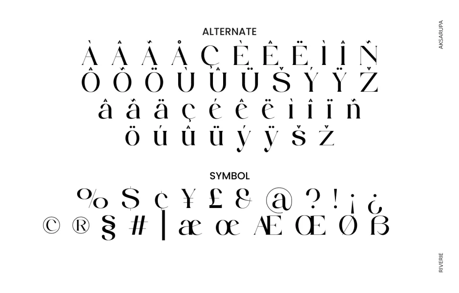Riverie Font preview 6