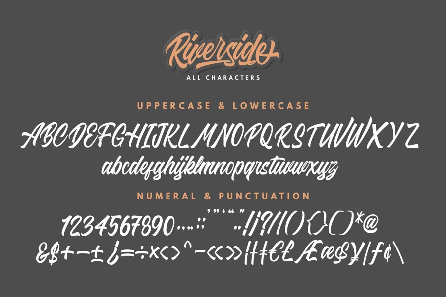 Riverside FREE Font preview 13
