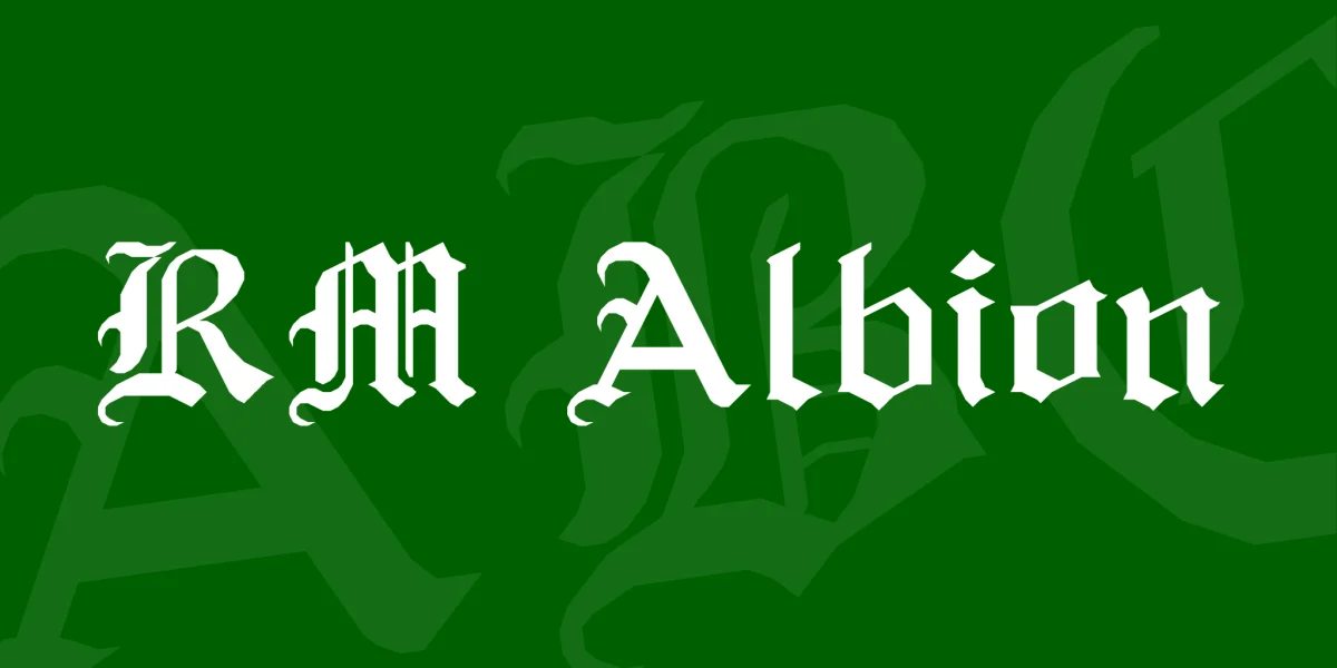RM Albion Font