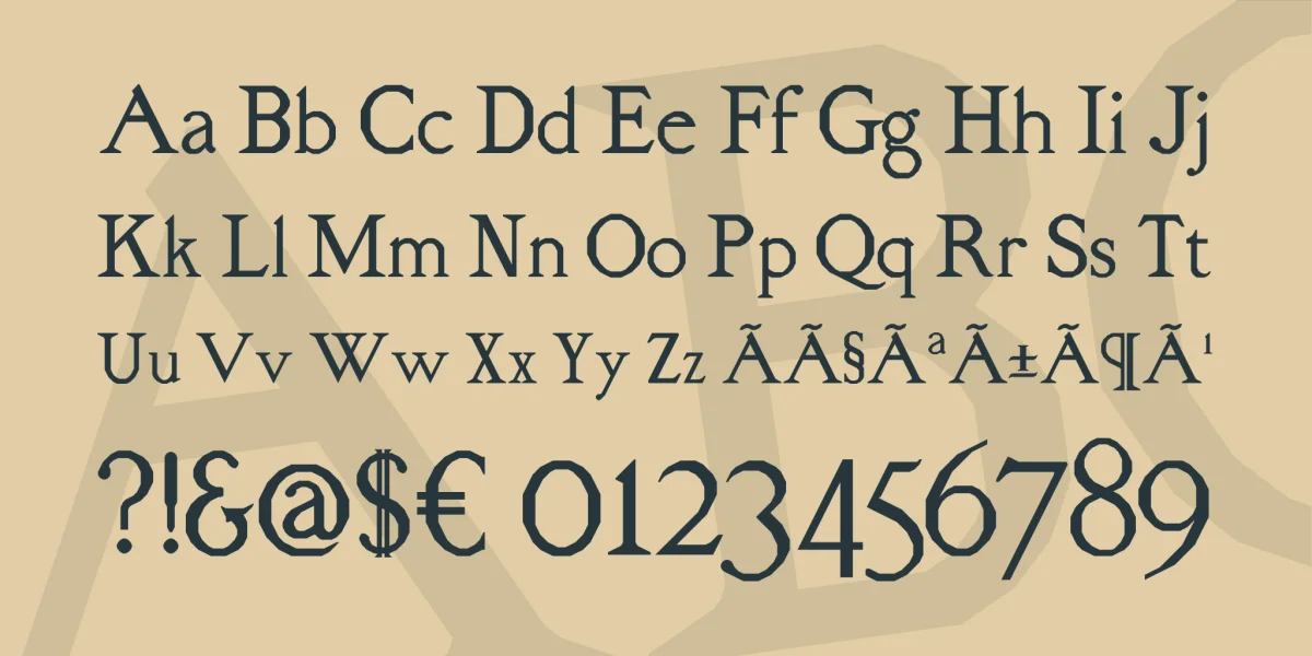RM Almanack Font preview 4