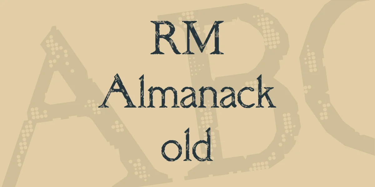 RM Almanack old Font