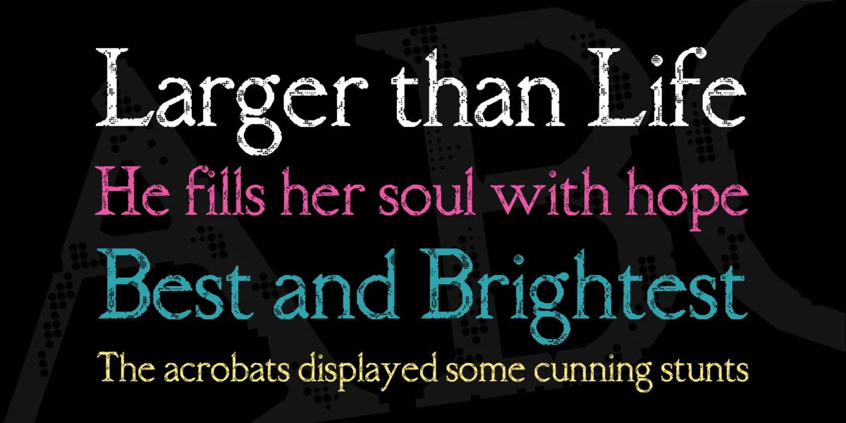 RM Almanack old Font preview 2