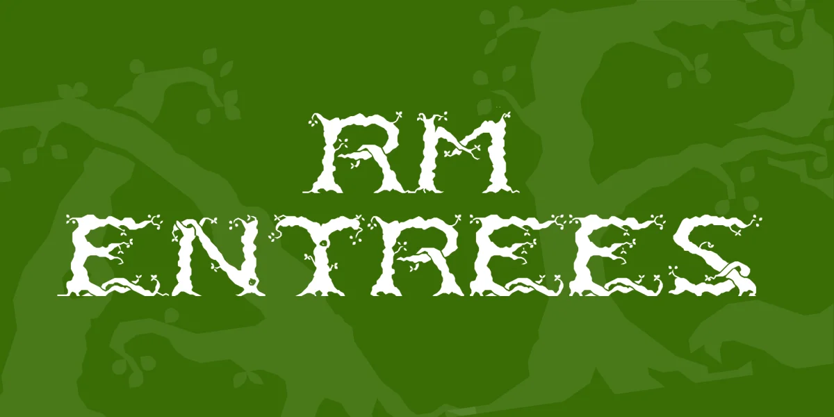 RM Entrees Font