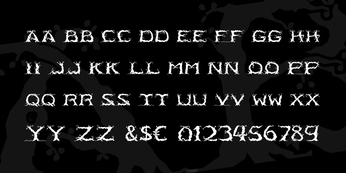 RM Entrees Font preview 2