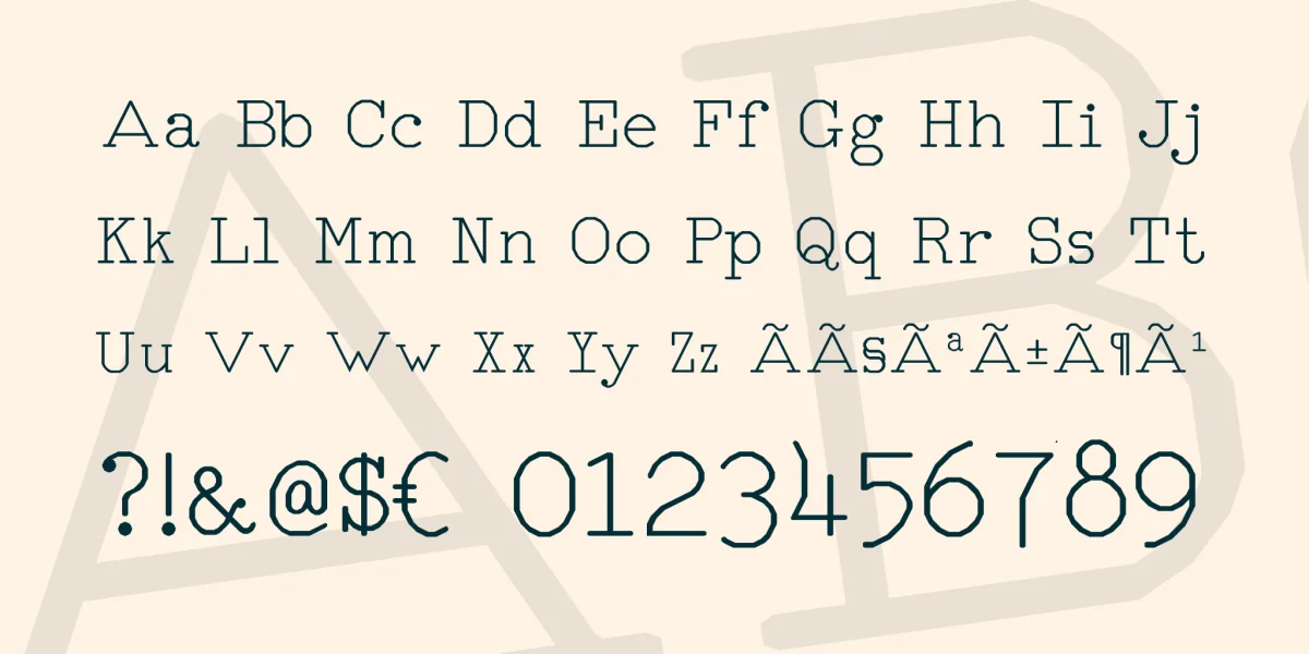 RM Typerighter Font preview 4