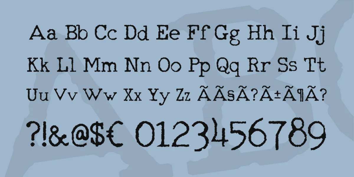 RM Typerighter old Font preview 4