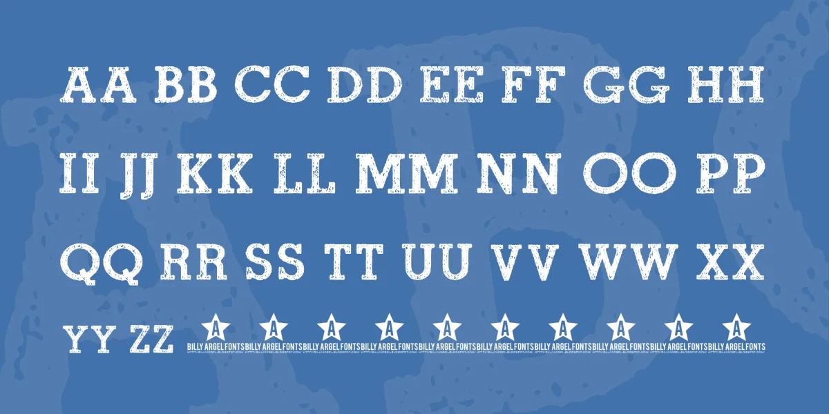 ROAD MOVIE Font preview 3