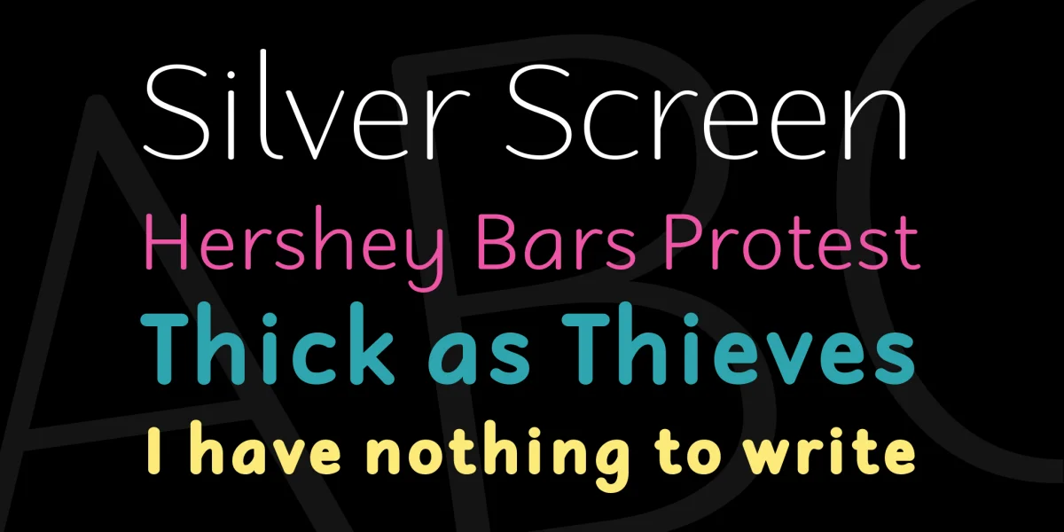 Robaga Rounded Font Family preview 3