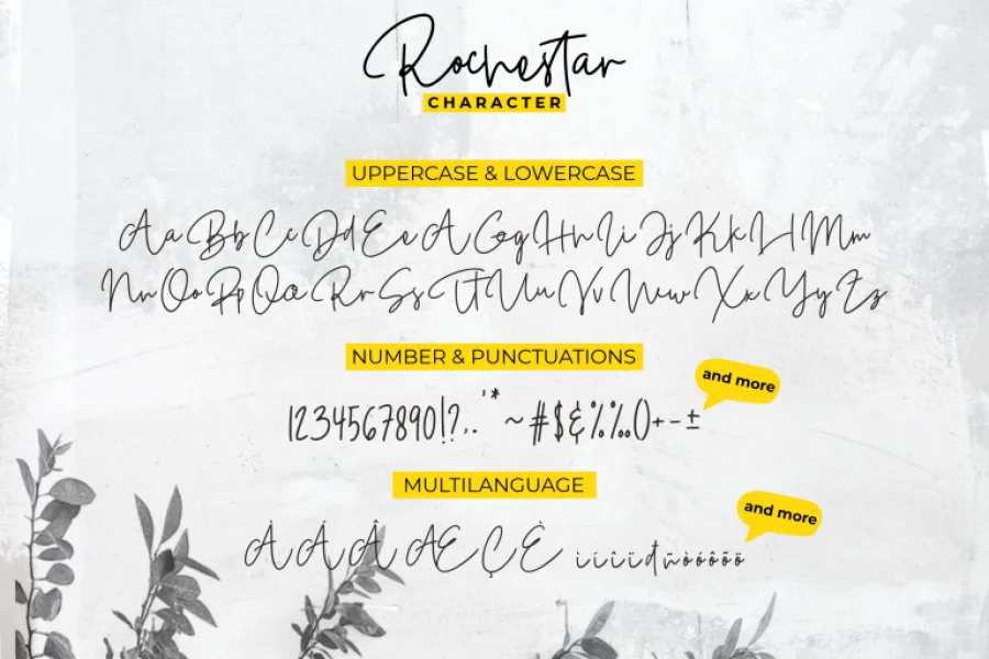 Rochestar Demo Font preview 12