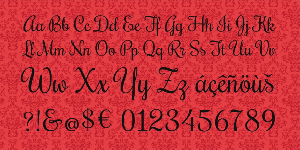 Rochester Font preview 4