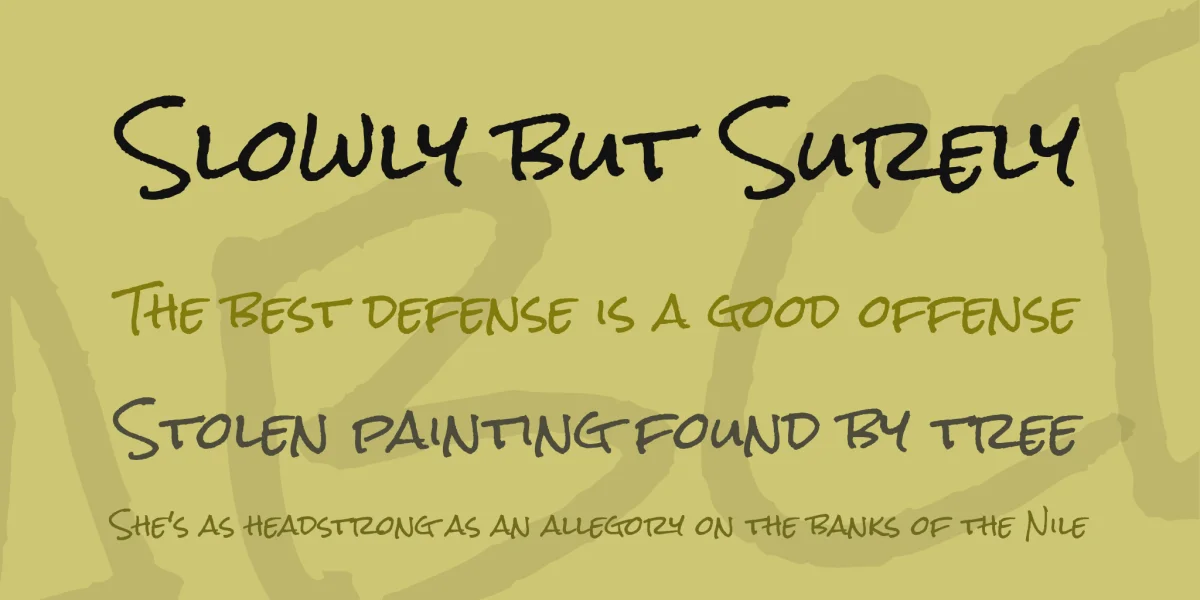 Rock Salt Font preview 2