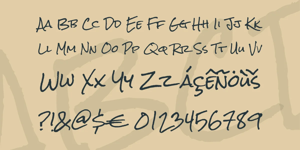 Rock Salt Font preview 4