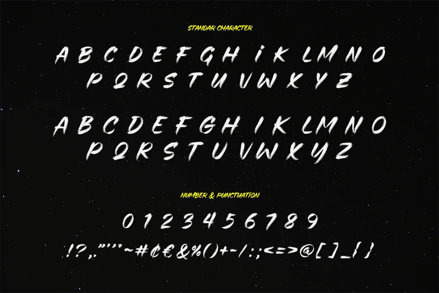 Rocket Font preview 5