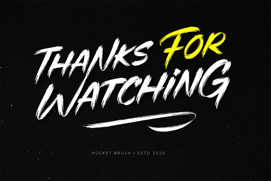 Rocket Font preview 9