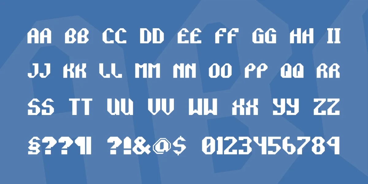 Rocket Propelled Font preview 3