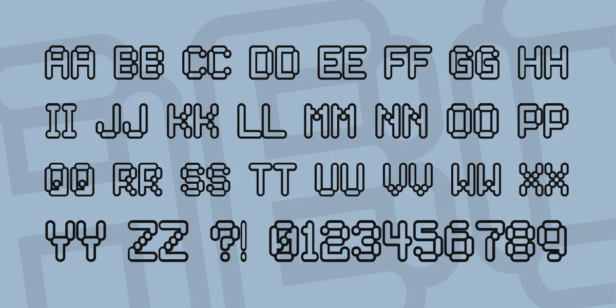 Rocketman Font preview 2
