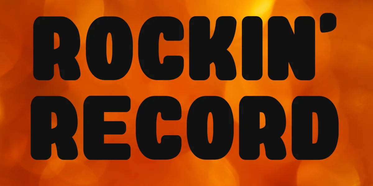 Rockin' Record Font