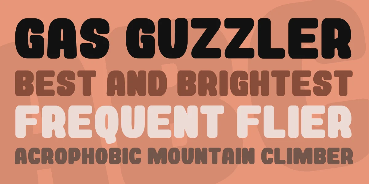 Rockin' Record Font preview 3