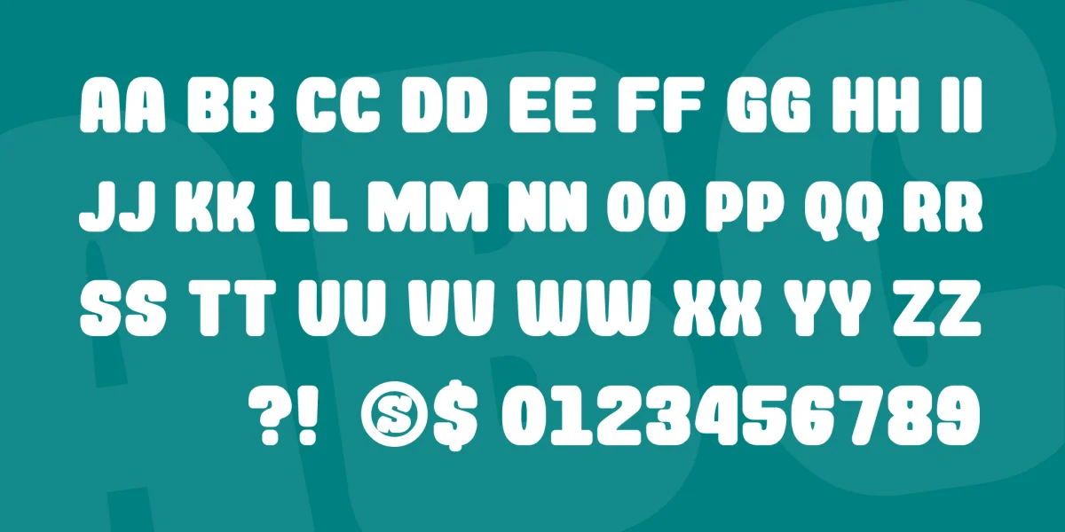 Rockin' Record Font preview 4