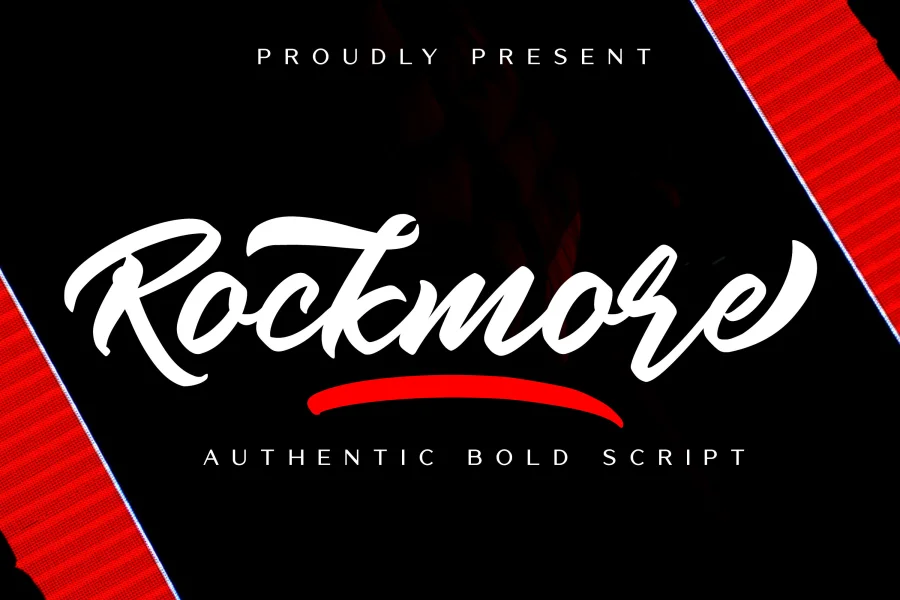 Rockmore Font preview 15
